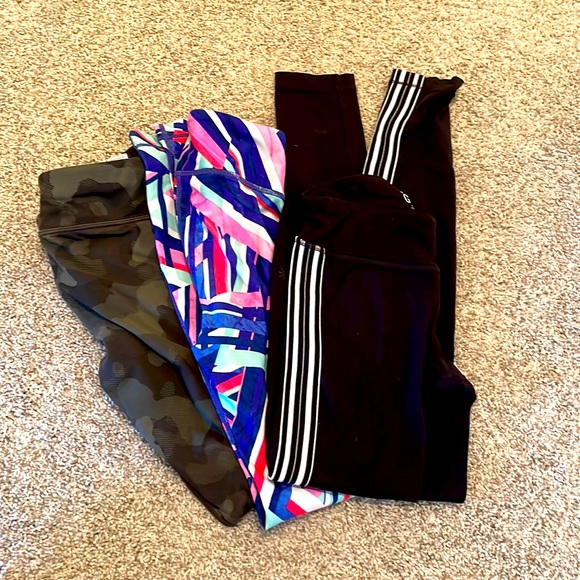 Girls 8-10 bundle leggings! - Picture 1 of 7